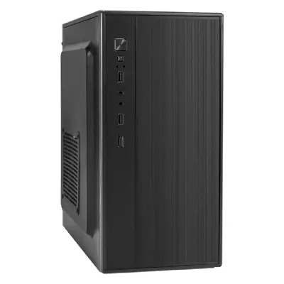 ExeGate BAA-408 (mATX, без БП, 2*USB, HD Audio, черный)