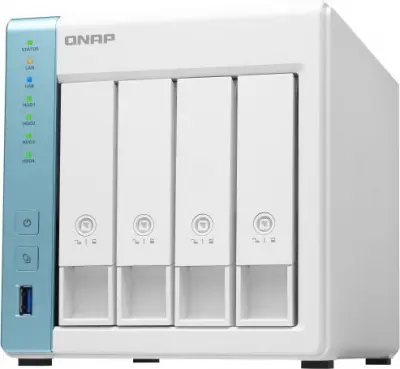 Сетевое хранилище NAS Qnap D4 (REV. B) 4-bay настольный Cortex-A15 AL-214