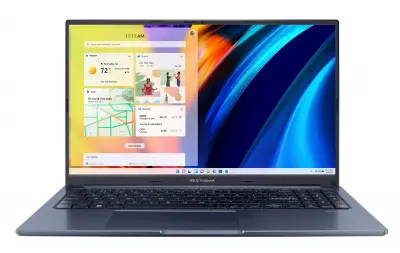 Ноутбук Asus VivoBook 15 OLED M1503IA-L1018 Ryzen 5 4600H 8Gb SSD512Gb AMD Radeon 15.6" OLED FHD (1920x1080) noOS blue WiFi BT Cam (90NB0Y61-M00590)