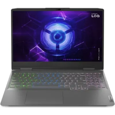 Ноутбук Lenovo LOQ 15IRH8 Core i7 13620H 16Gb SSD512Gb NVIDIA GeForce RTX4050 6Gb 15.6" IPS FHD (1920x1080) без ОС grey WiFi BT Cam (82XV00XSRK)