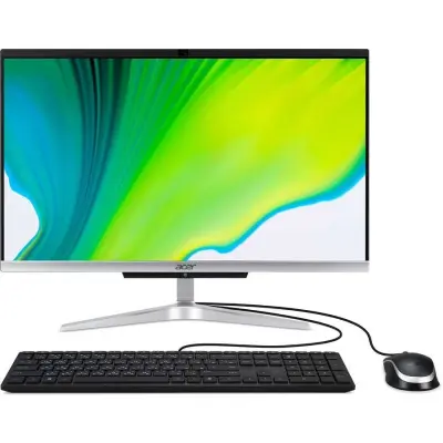 Acer Aspire C22-420 [DQ.BFRER.004] Silver 21.5" {FHD Ryzen 3 3250U/8Gb/256Gb SSD/Linux/k+m}