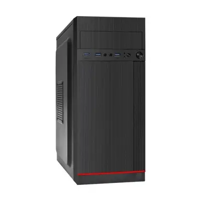 Exegate EX290192RUS Корпус Miditower ExeGate AA-442U3-AA450 (ATX, AA450 8 см, 3*USB3.0, аудио, черный)