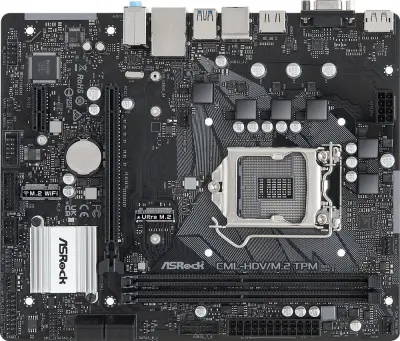 ASROCK CML-HDV/M.2 TPM R2.0, LGA 1200, Intel H370, mATX, Ret