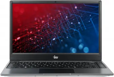 Ноутбук IRU Калибр 14TLH Core i3 1115G4 8Gb SSD512Gb Intel UHD Graphics 14.1" IPS FHD (1920x1080) Free DOS grey WiFi BT Cam 4500mAh (1976591)