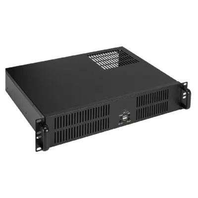 Exegate EX297591RUS Серверный корпус ExeGate Pro 2U350-33 <RM 19", высота 2U, глубина 350, без БП, 2*USB+1* USB3.0>