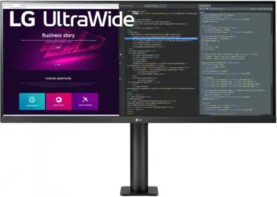 Монитор LG 34.1" UltraWide 34WN780-B черный IPS LED 21:9 HDMI матовая HAS 300cd 178гр/178гр 3440x1440 DisplayPort FHD USB 10.8кг