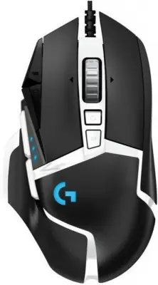Мышь Logitech G502 SE HERO черный/белый лазерная 16000dpi USB 11but (910-005732)