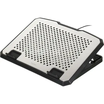 Hama Подставка для ноутбука H-53064 (00053064) 15.6"270x370x30 мм 23дБ 2x 140 мм FAN 698г алюминий/плас (384583)