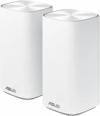 Бесшовный Mesh роутер Asus ZenWiFi AC CD6 (CD6(2-PK)) AC1500 10/100/1000BASE-TX белый (упак.:2шт)