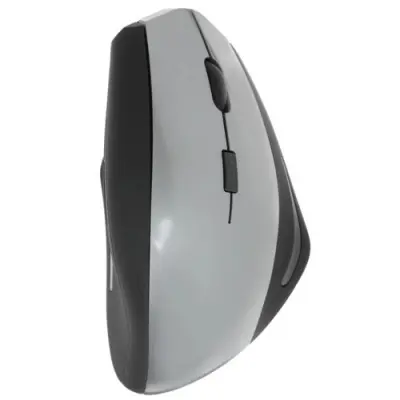 Беспроводная мышь Sven RX-580SW вертикальная серая  (бесш. кл., 5+1кл. 800-1600DPI, Soft Touch, кор)