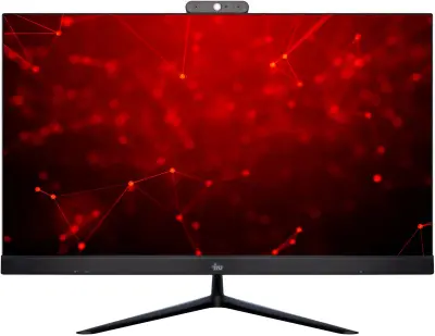Моноблок IRU Агат 313 23.8" Full HD i3 10100 (3.6) 8Gb SSD256Gb UHDG 630 Free DOS GbitEth WiFi BT 120W клавиатура мышь Cam черный 1920x1080 (RUS)