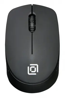 Мышь Оклик 486MW черный оптическая 1600dpi беспров. USB для ноутбука 3but (1196555)