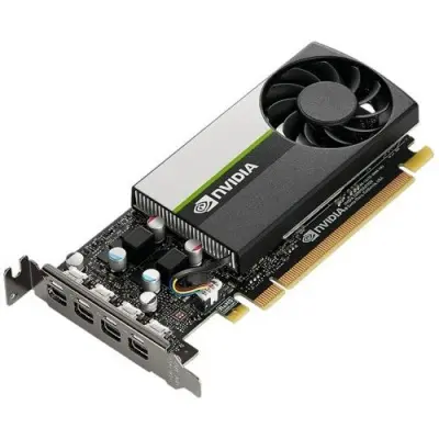 PNY Quadro T1000 (VCNT1000-BLK) 4 GB GDDR6/128 bit, PCI Express 4.0 x16, 4x mDP consists of VCQT1000ATX + LP Bracket