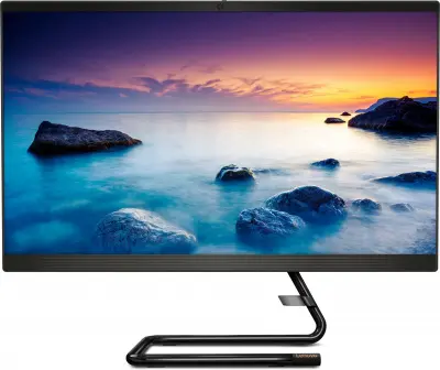 Моноблок Lenovo IdeaCentre 3 24ARE05 23.8" Full HD Ryzen 3 4300U (2.7) 8Gb SSD256Gb RGr CR noOS GbitEth WiFi BT 90W клавиатура мышь Cam черный 1920x1080