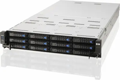 Платформа Asus RS720A-E11-RS12/10G/8NVME x14 2.5"/3.5" RAID 10G 2P 2x1600W (90SF01G3-M01260)