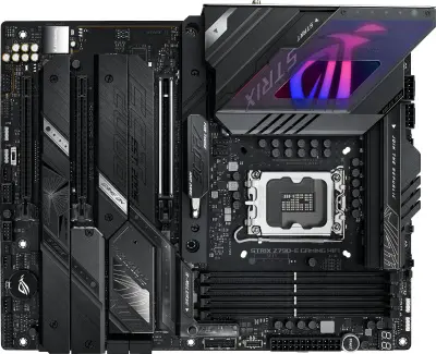 ASUS ROG STRIX Z790-E GAMING WIFI (Socket 1700, ATX, 4xDDR5(192GB), DP/HDMI, 1xPCIe 5.0x16/2xPCIe 4.0x16, 1xLAN (2.5GbE), Wi-Fi, BT, 4xSATA 6Gb/s, 5xM.2, 2xType-C, 10xUSB 3.2)