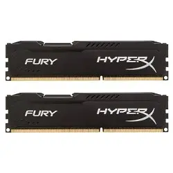 Kingston DDR3 DIMM 8GB (PC3-15000) 1866MHz Kit (2 x 4GB)  HX318C10FBK2/8 HyperX Fury Black Series CL10