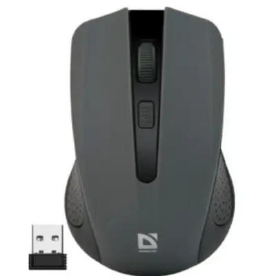 Мышь Defender Accura MM-935 серый оптическая 1600dpi беспров. USB для ноутбука 3but (52936)