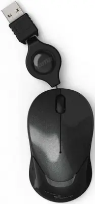 Мышь Hama Pesaro черный оптическая (1200dpi) USB (3but)