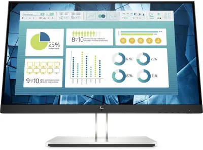 Монитор HP 21.5" (54.6см) E22 G4 черный IPS 16:9 HDMI матовая HAS Pivot 250cd 178гр/178гр 1920x1080 D-Sub DisplayPort FHD USB 5.3кг