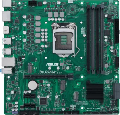 Asus PRO Q570M-C/CSM Soc-1200 Intel Q570 4xDDR4 mATX AC`97 8ch(7.1) GbLAN RAID+VGA+HDMI