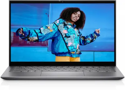 Трансформер Dell Inspiron 5410 Core i5 1155G7 8Gb SSD256Gb Intel Iris Xe graphics 14" WVA Touch FHD (1920x1080) Windows 11 Home silver WiFi BT Cam