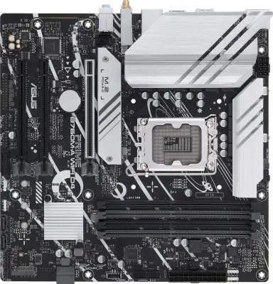 Материнская плата Asus PRIME B760M-A WIFI D4 Soc-1700 Intel B760 4xDDR4 mATX AC`97 8ch(7.1) 2.5Gg RAID+HDMI+DP