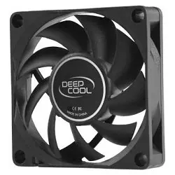 Вентилятор Deepcool XFAN 70 70x70x15mm черный 3-pin 4-pin (Molex)27dB 50gr Bulk (XFAN70)