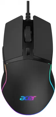 Мышь Acer OMW121 черный оптическая 6400dpi USB 6but (ZL.MCEEE.00U)