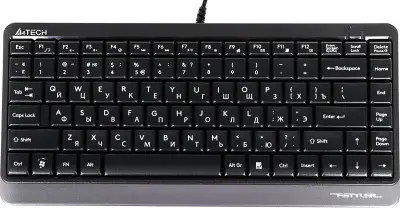 Клавиатура A4Tech Fstyler FK11 черный/серый USB slim