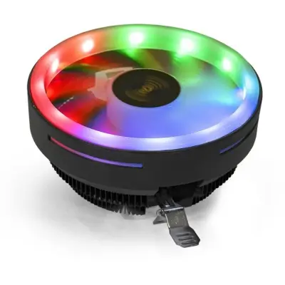 Exegate EX286157RUS Кулер ExeGate Dark Magic EE126R-PWM.RGB (Al black coating, 775/1150/1151/1155/1156/1200/1700/A­M2/AM2+/AM3/AM3+/AM4/FM1/FM2/754/939/940 TDP 95W,Fan 120mm, PWM, 900-2000RPM,Hydro be