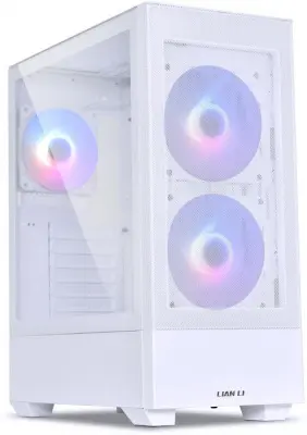 Корпус Lian-Li Lancool 205 Mesh белый без БП ATX 3x120mm 2x140mm 2xUSB3.0 audio bott PSU