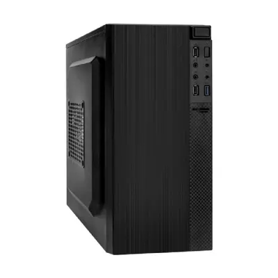 Exegate EX277806RUS Корпус Minitower BAA-104U Black, mATX, <AAA450, 80mm>, 2*USB+1*USB3.0, Audio