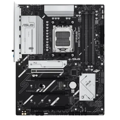 ASUS PRIME B850-PLUS WIFI (Socket AM5, ATX, 4xDDR5(256GB), DP/HDMI 1xPCIe 5.0x16/1xPCIe 4.0x16/2xPCIe 3.0x16, 1xLAN (2.5GbE), Wi-Fi, BT, 4xSATA 6Gb/s, 3xM.2, 1xType-C, 5xUSB 3.2, 2xUSB 2.0)