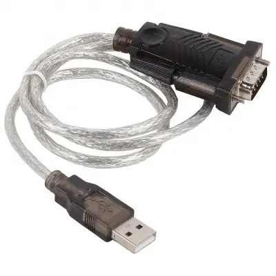 ORIENT Кабель-адаптер  USS-101N, USB Am to RS232 DB9M (chipset Prolific PL2303HXD), 0.8м, крепеж разъема - винты,  с поддержкой Win8 /8,1