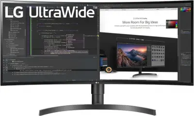 Монитор LG 34" UltraWide 34WN80C черный IPS LED 5ms 21:9 HDMI матовая HAS 1000:1 350cd 178гр/178гр 3440x1440 DP UW USB 8кг