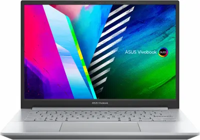 Ноутбук Asus Vivobook Pro 14 K3400PA-KP112W Core i5 11300H 8Gb SSD512Gb iOpt32Gb Intel Iris Xe graphics 14" IPS WQXGA (2560x1600) Windows 11 Home silver WiFi BT Cam (90NB0UY3-M02070)