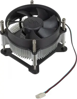 Устройство охлаждения(кулер) Deepcool CK-11508 PWM Soc-1151/1200 черный 4-pin 17-30dB Al 65W 245gr Ret (DP-ICAS-CK11508-P)