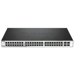 D-Link DGS-1210-52P/ME/B1A PROJ Управляемый L2 коммутатор с 48 портами 10/100/1000Base-T и 4 портами 1000Base-X SFP (порты 1-8 PoE 802.3af/at, порты 9-24 PoE 802.3af, PoE-бюджет 193 Вт)
