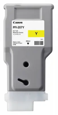 Canon PFI-207Y 8792B001  Картридж струйный для iPF680/685/780/785, жёлтый,  300ml (GJ)