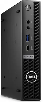 Неттоп Dell Optiplex 7000 Micro i7 12700T (1.4) 16Gb SSD512Gb UHDG 770 Linux Ubuntu GbitEth WiFi BT 260W мышь клавиатура черный (7000-7650)