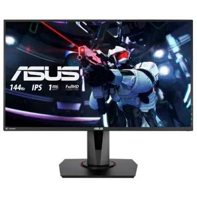ASUS LCD 27" VG279Q черный {IPS 1920x1080 1ms 144hz 400cd 1000:1 178/178 HDMI(v1.4) DisplayPort(1.2) DVI-D AudioOut 2Wx2}