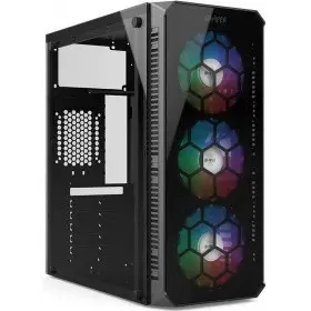 CASE HIPER HG-C103RGB EREBOS (ATX, SPCC0.5, USB 3.0+USB2.0, Front 3x120mm RGB Fan, Black)