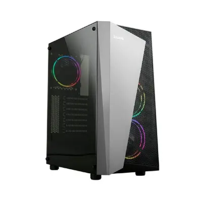 ZALMAN S4 Plus, без БП, боковое окно (акрил), черный,  ATX