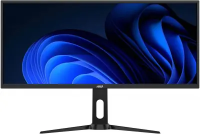Монитор Hiper 34" Gaming M34UPA черный IPS LED 1ms 21:9 HDMI M/M матовая HAS Piv 300cd 178гр/178гр 3440x1440 144Hz FreeSync DP 2K USB 7.4кг
