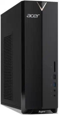 ПК Acer Aspire XC-895 SFF i5 10400 (2.9)/4Gb/1Tb 7.2k/SSD128Gb/UHDG 630/CR/Windows 10/GbitEth/180W/черный