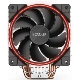 PCCooler GI-X5R Кулер GI-X5R S775/115X/AM2/AM3/AM4 (24 шт/кор, TDP 160W, вент-р 120мм с PWM, Red LED FAN, 5 тепловых трубок 6мм, 1000-1800RPM, 26.5dBa)