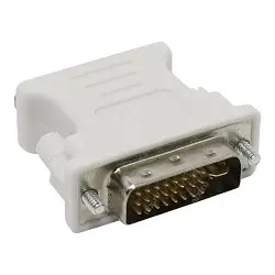 ORIENT Переходник C393N (W), DVI-I M (24+5) -> VGA 15F, позолоч.разъемы, белый {29764}