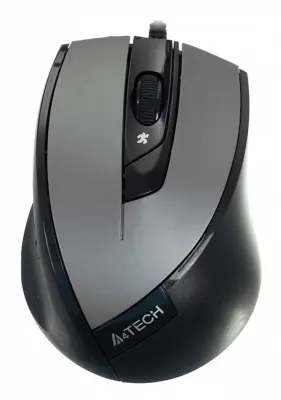 Мышь A4Tech V-Track Padless N-600X серый оптическая (1600dpi) USB (4but)