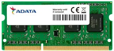 Память DDR3L 4Gb 1600MHz A-Data ADDS1600W4G11-S Premier RTL PC3L-12800 CL11 SO-DIMM 240-pin 1.35В dual rank Ret